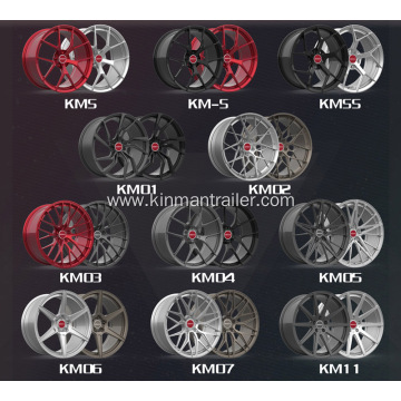 5 stud aluminum alloy forged wheels for racing cars